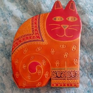 Leather Cat coin bank